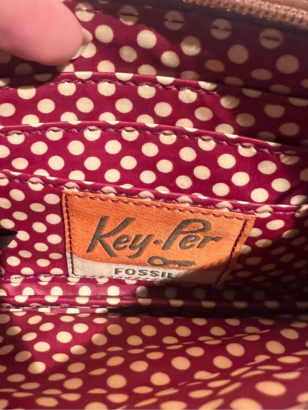 Fossil Key Per quilted fabric wristlet wallet - Picture 5 of 8